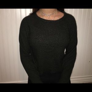 Garage | Small Knit Mossy Green Sweater